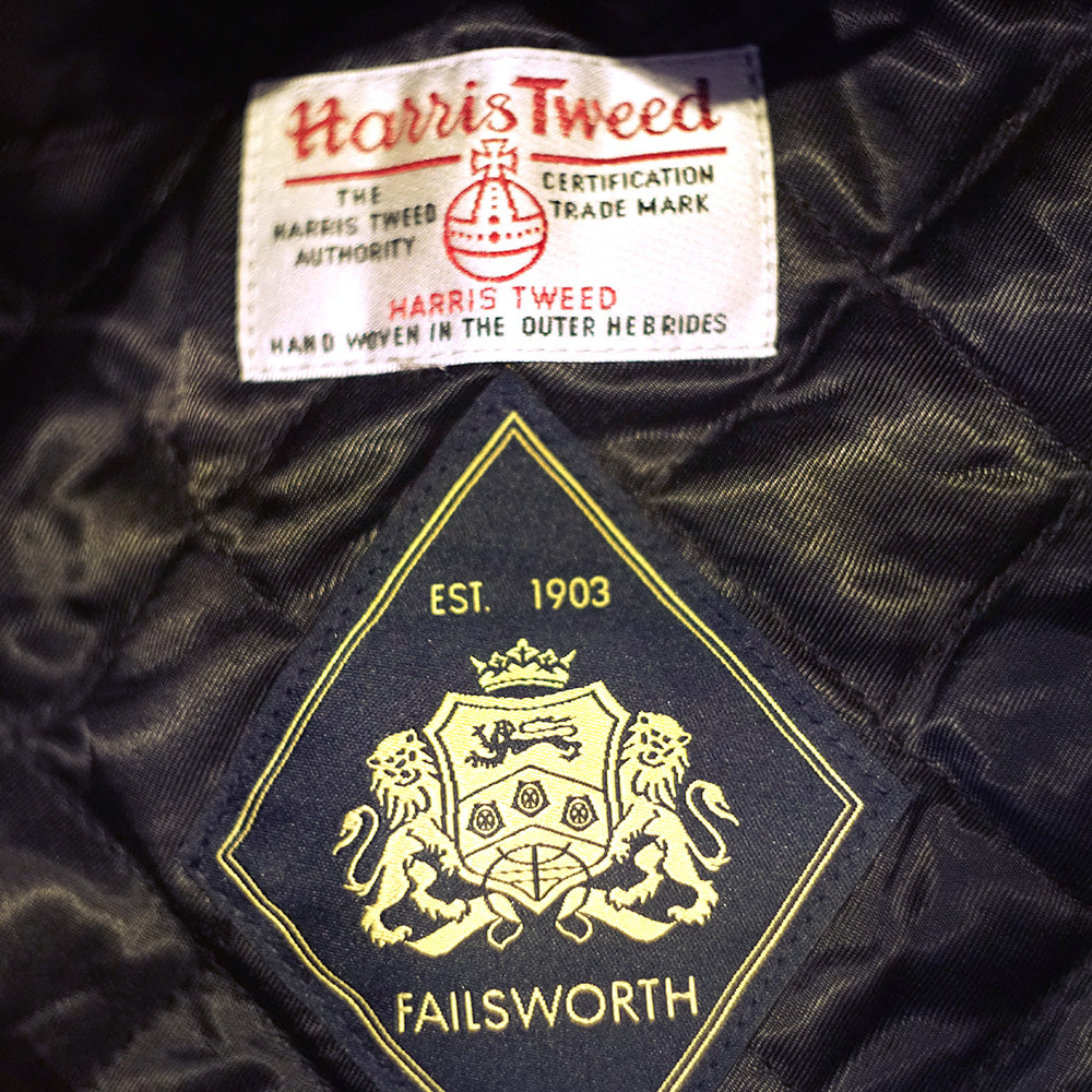 Failsworth Millinery Wexford Tweed Bakerboy Cap in Pattern 303