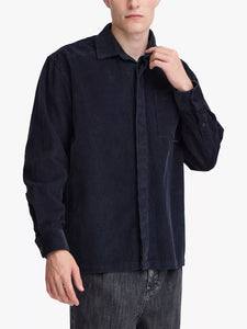 Navy Corduroy Overshirt - Augusto | Casual Friday