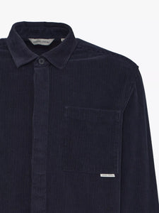 Navy Corduroy Overshirt - Augusto | Casual Friday