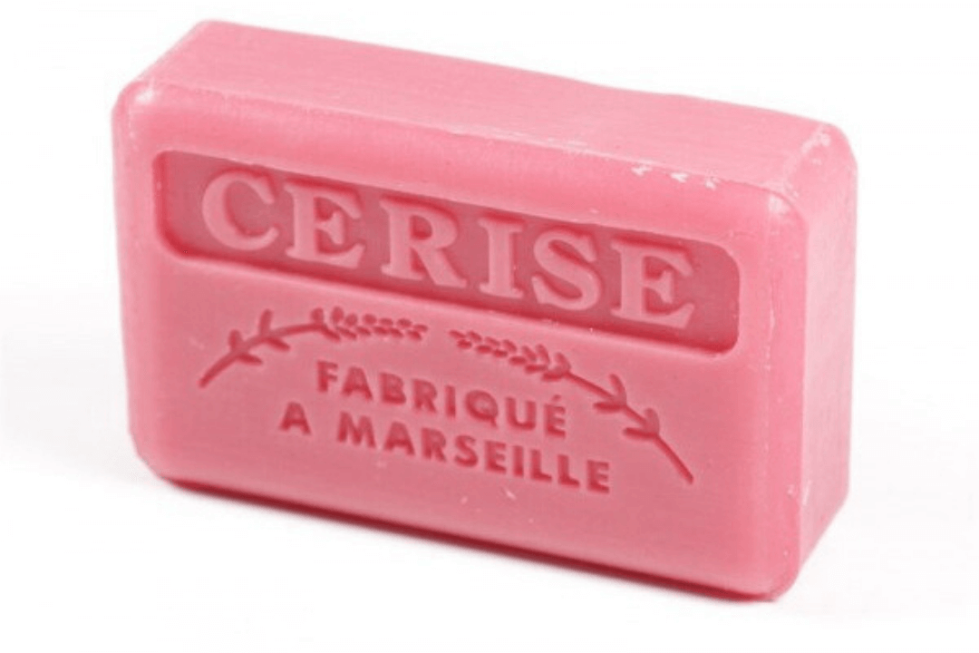 125g French Marseille Soap – Cherry (Cerise) | Natural Soap Bar
