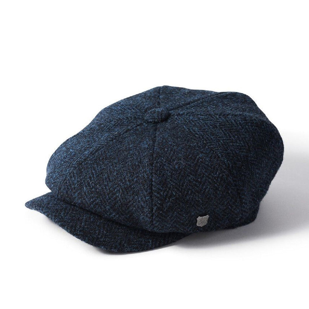 Navy Blue Tweed Hat - Carloway | Failsworth