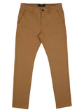 Tapered Fit Mid Stretch Casual Cotton Bromley Tobacco Chino Trouser