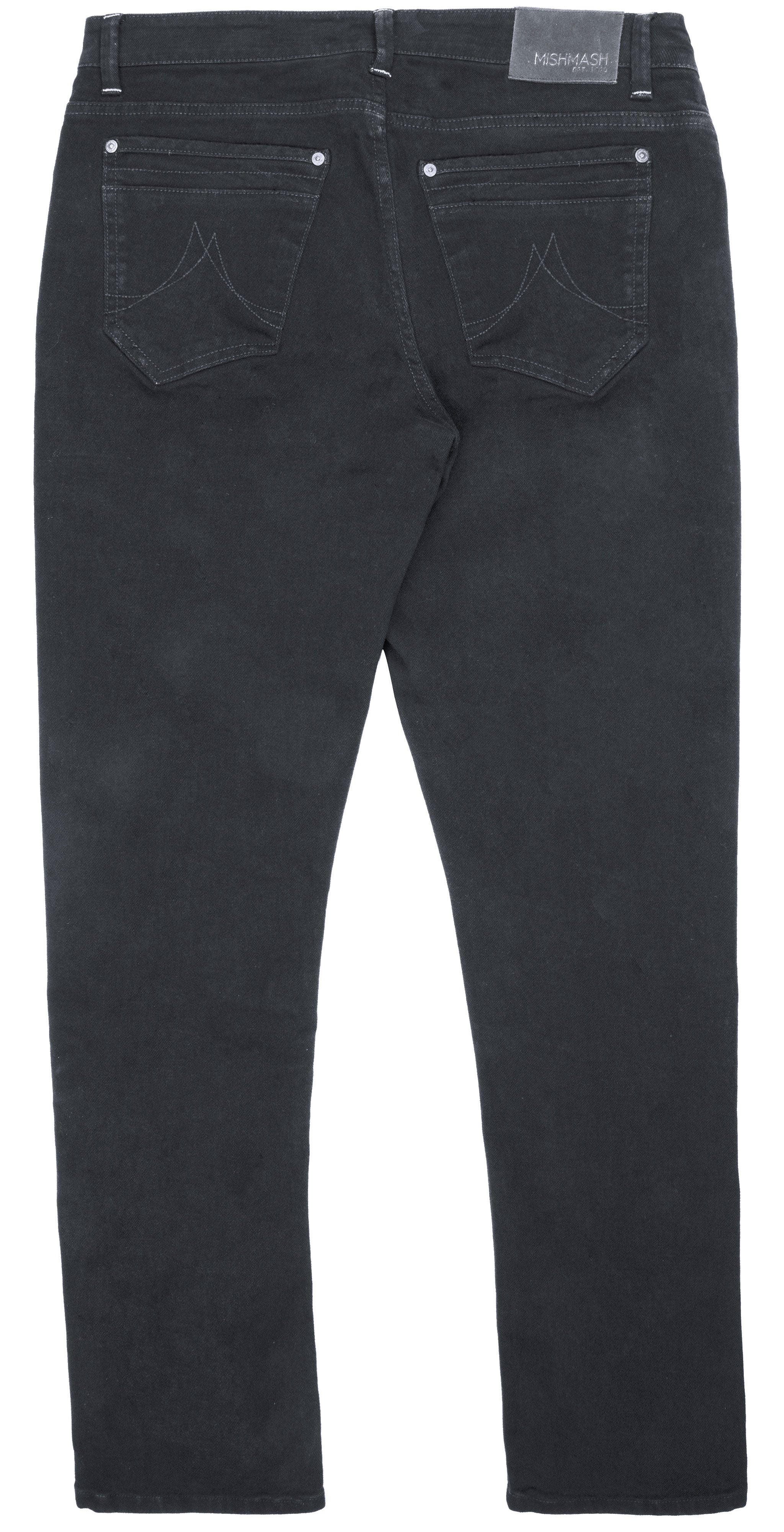 Grey Tapered Stretch Jeans - Hawker | Mish Mash
