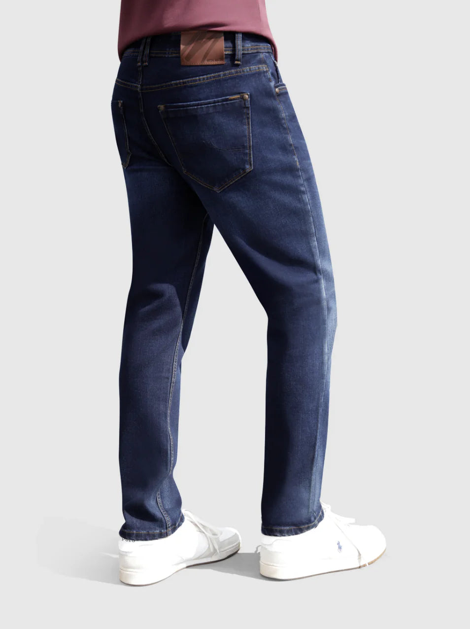 Tapered Fit Low Stretch Spirit Dark Denim Jean | Mish Mash