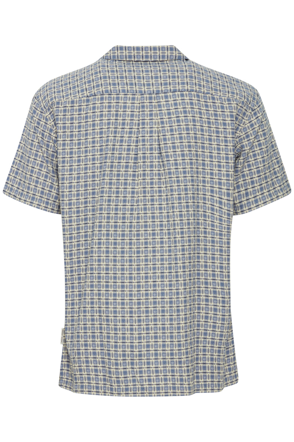 Blue Jacquard Check Shirt - Alvin | Casual Friday