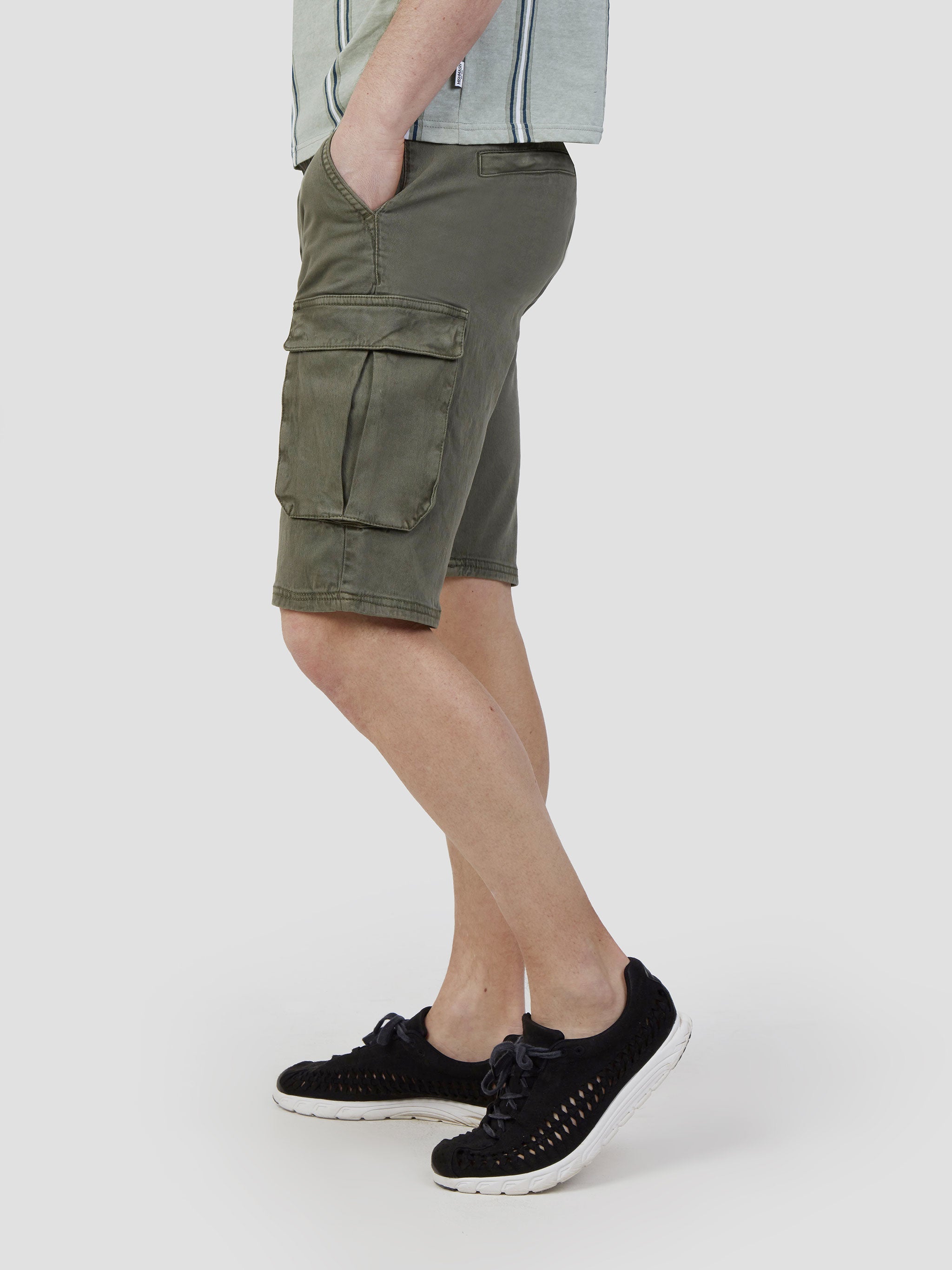 Green Cargo Shorts - Tden | Mish Mash