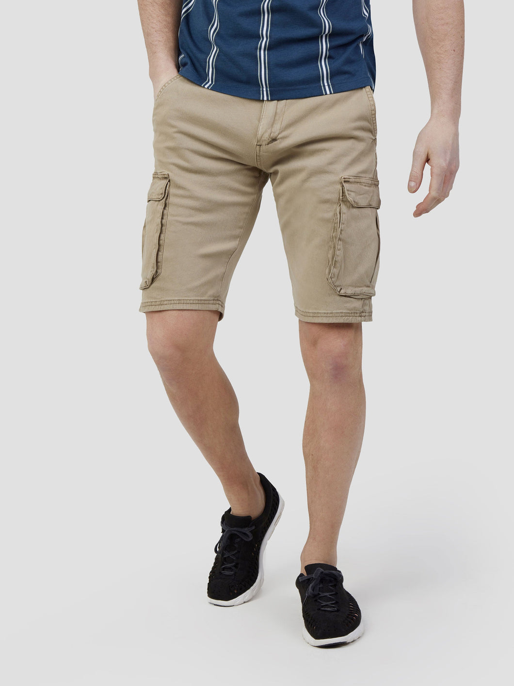 Tan Cargo Shorts - Paul | Mish Mash