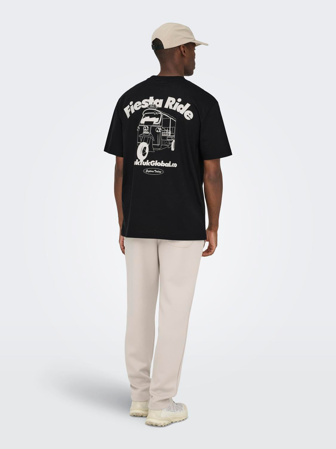 Black Fiesta Truck Cotton Fred T-shirt | Only & Sons