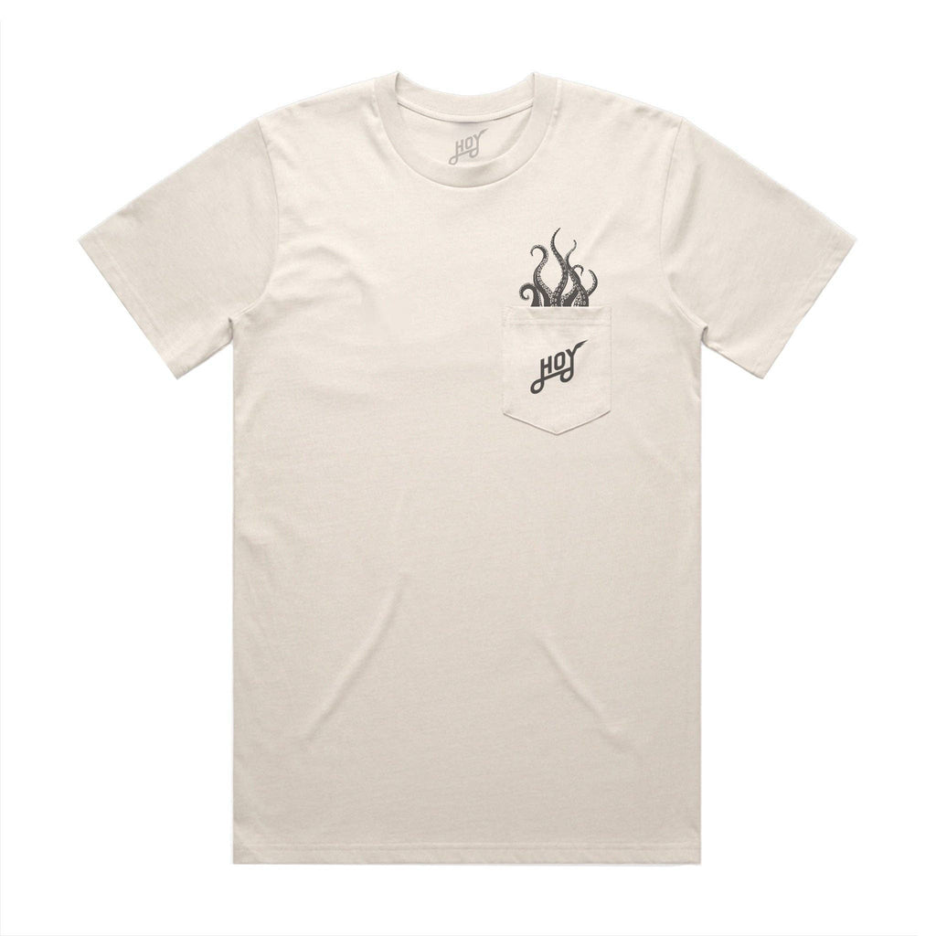 Hoy The Depths Pocket T-shirt Large - Bone