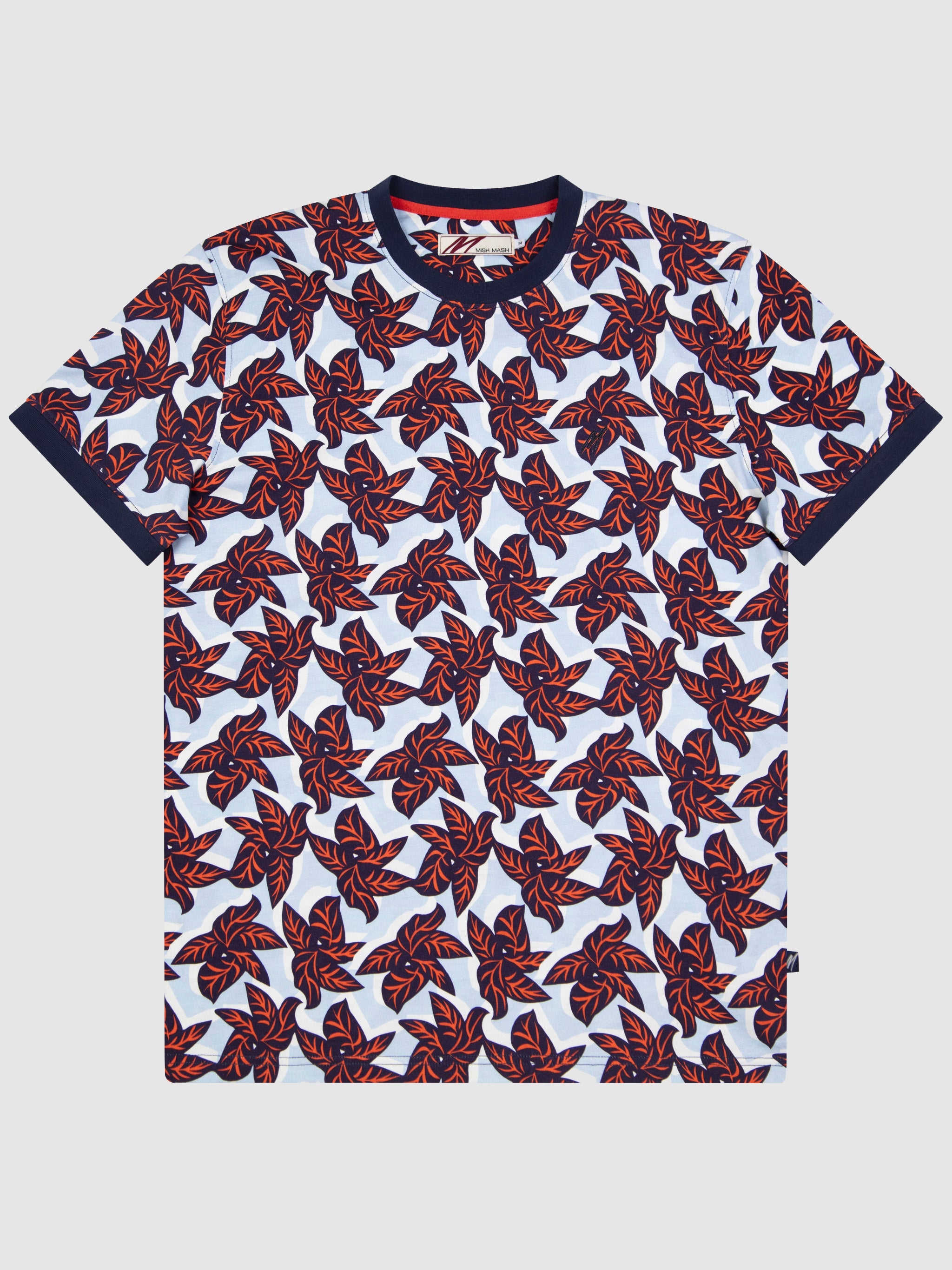 Navy & Sky T-Shirt - Tropical | Mish Mash