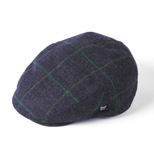 Wool Navy Flatcap - Gamekeeper 333 | Failsworth