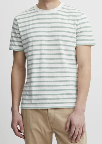 Feldspar Green Striped T-Shirt - Thor | Casual Friday