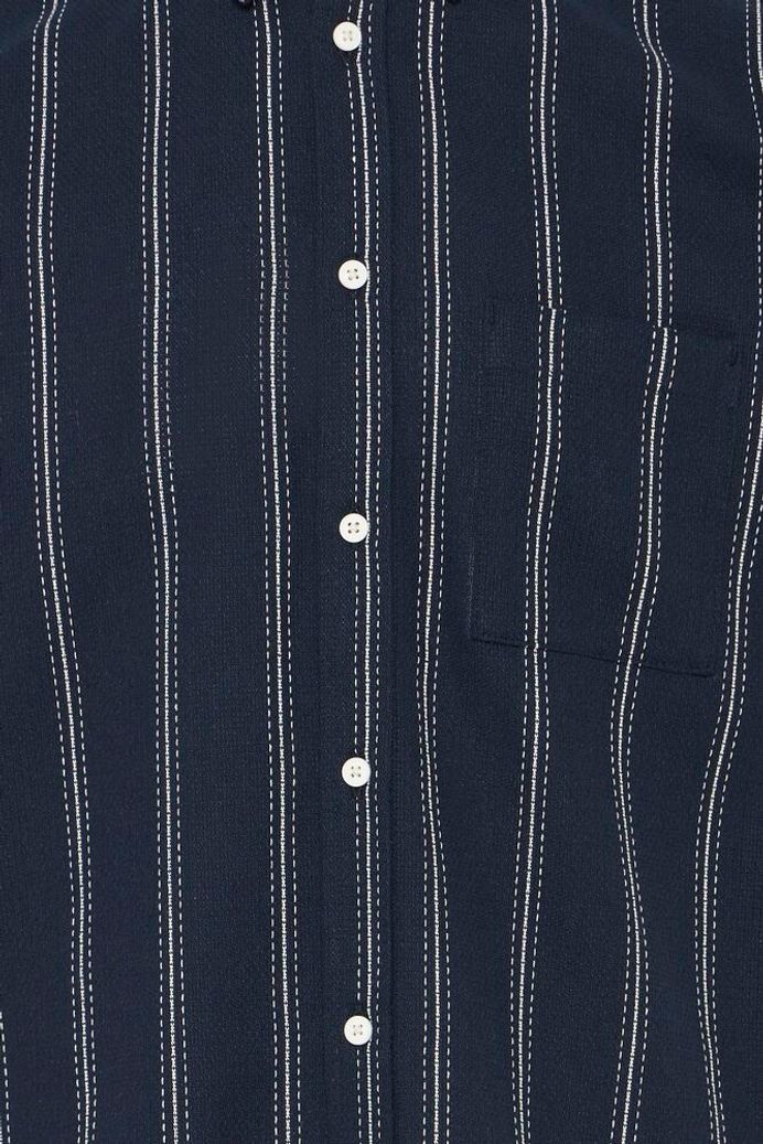 Nautical Navy Striped Shirt Adan | Blend