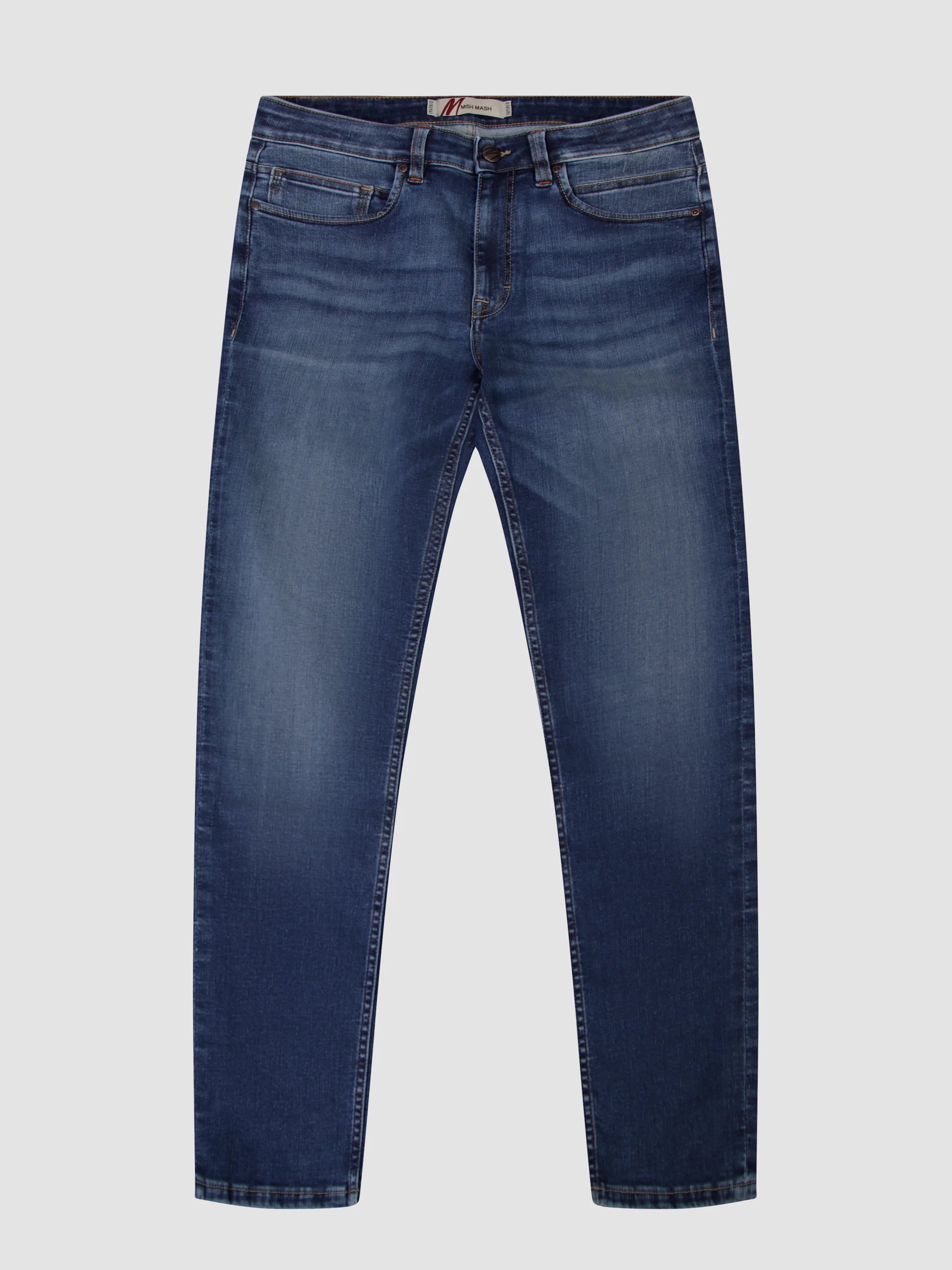 Mid Blue Stretch Jeans - Ajanta 1984 | Mish Mash
