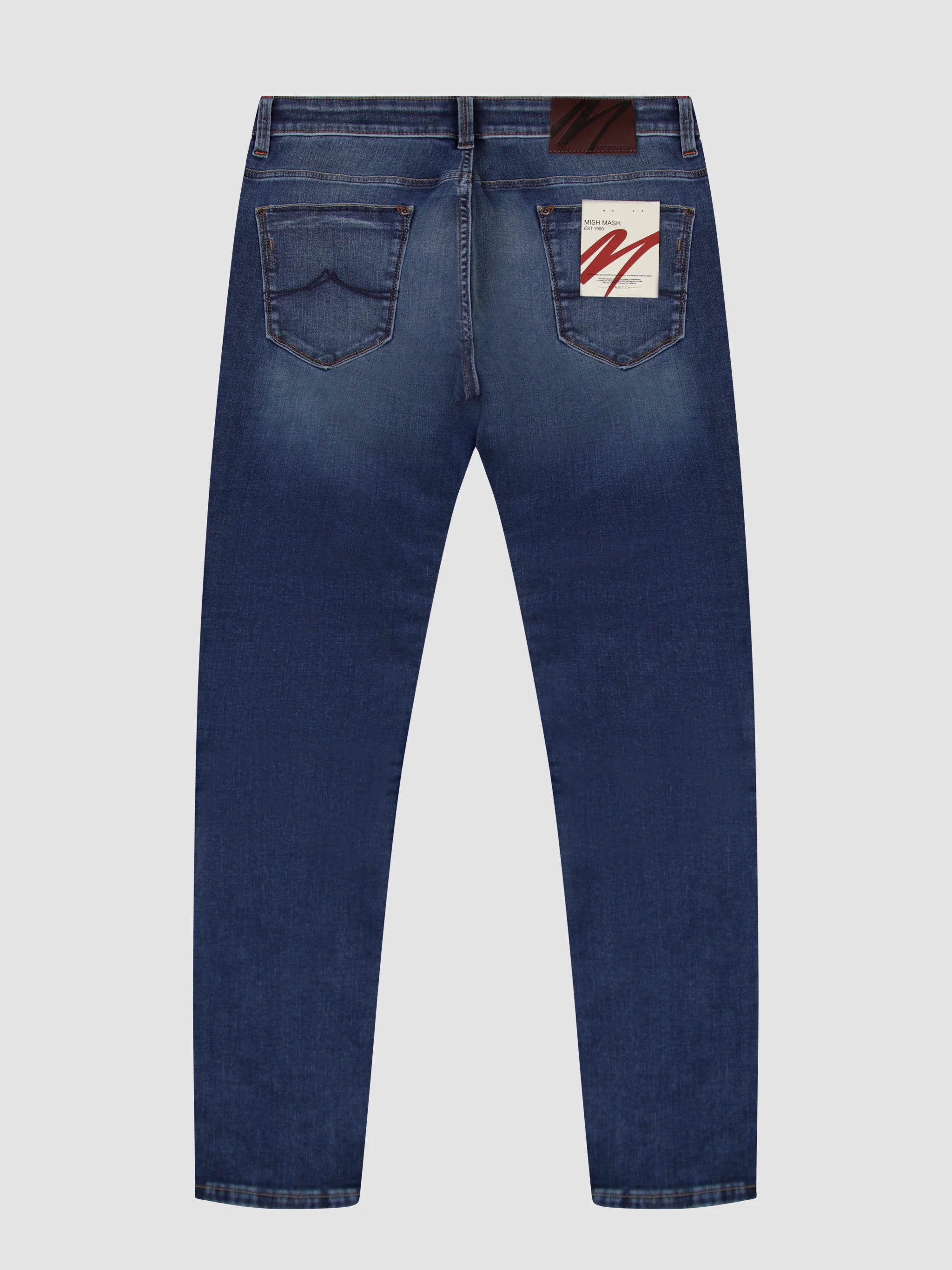 Mid Blue Stretch Jeans - Ajanta 1984 | Mish Mash