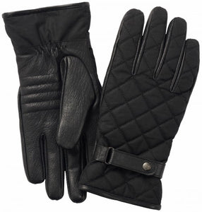 Black Waxed Leather Gloves | Failsworth