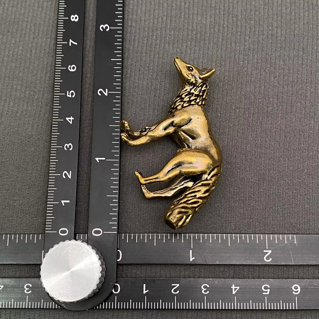 Brass Fox Desktop Ornament