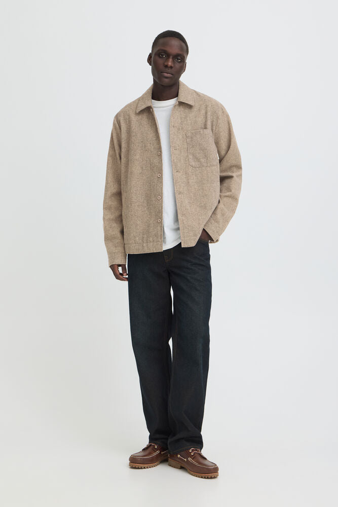 Light Brown Overshirt Eljas - Blend