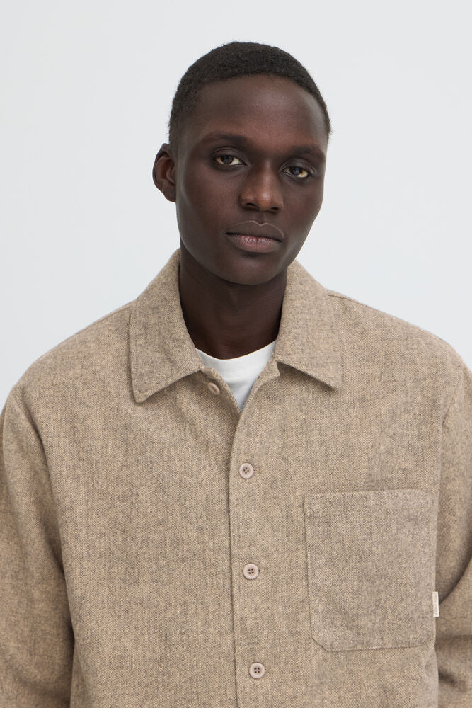 Light Brown Overshirt Eljas - Blend