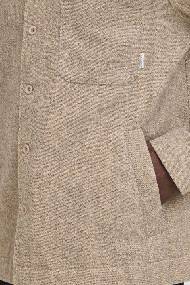 Light Brown Overshirt Eljas - Blend
