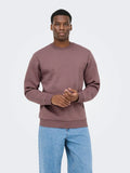 Mauve Crew Neck Sweatshirt