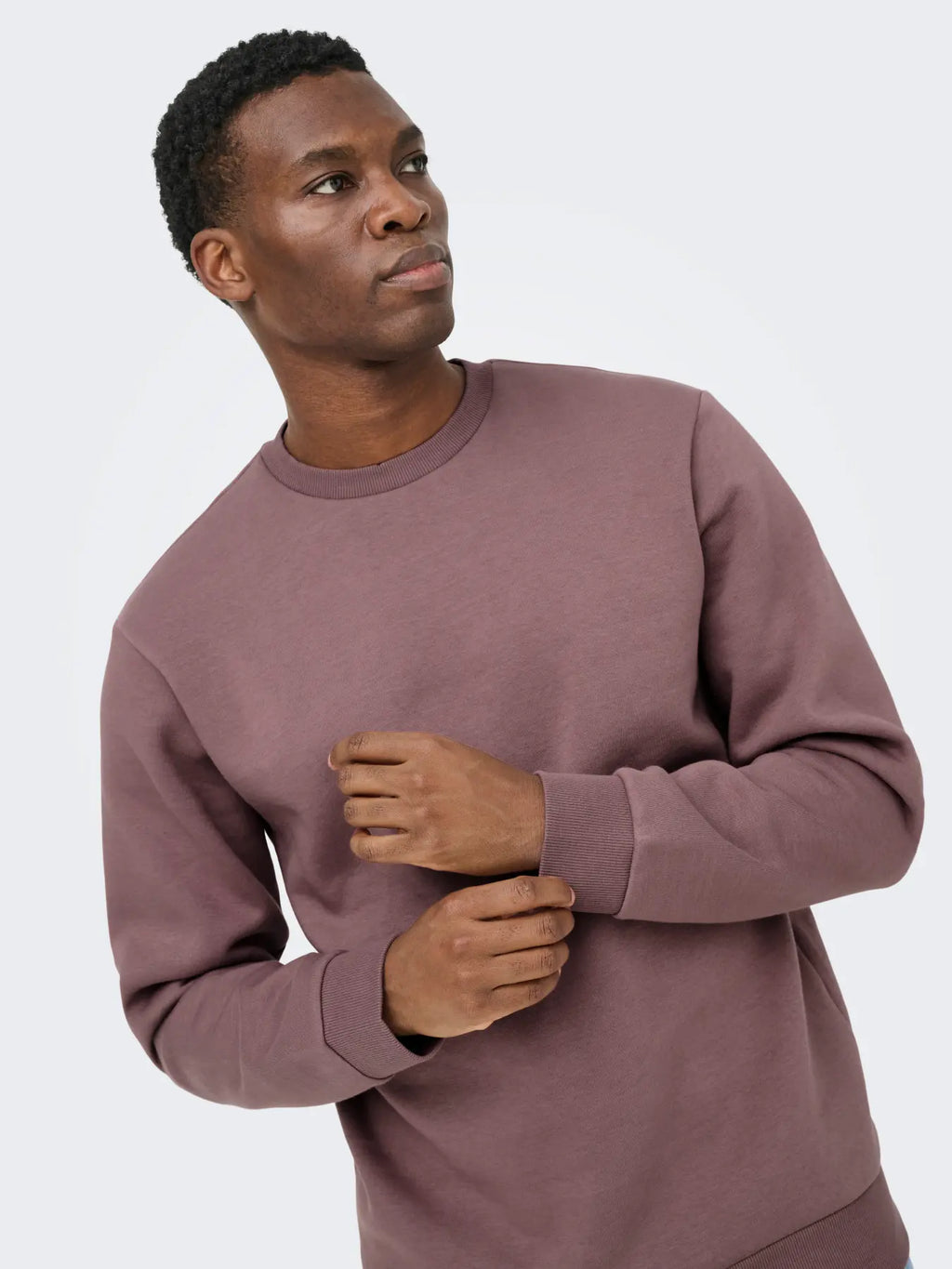 Mauve Crew Neck Sweatshirt