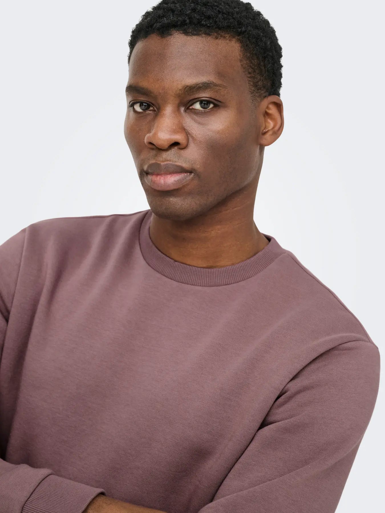 Mauve Crew Neck Sweatshirt