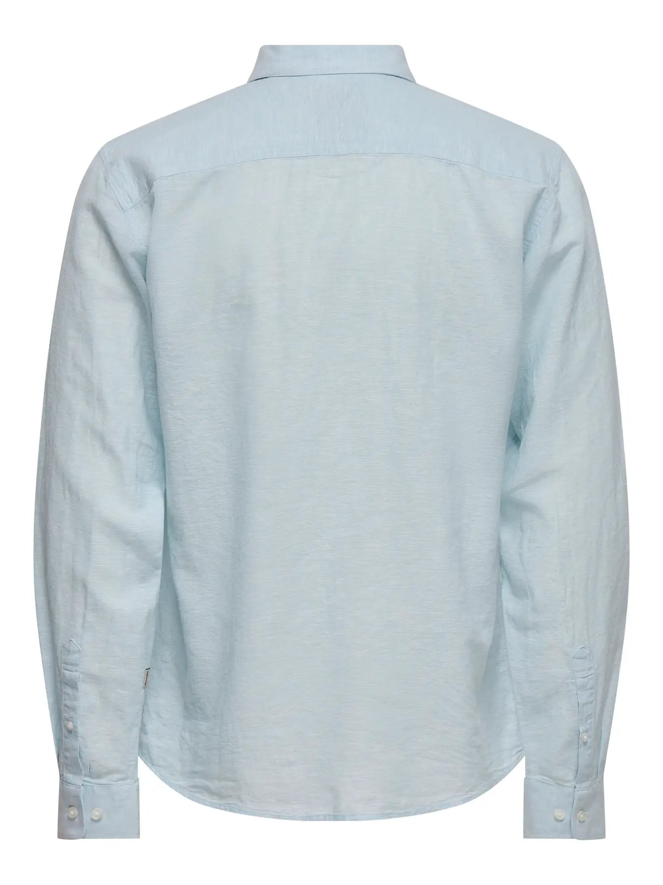 Cashmere Blue Linen & Cotton Shirt Caiden | Only & Sons