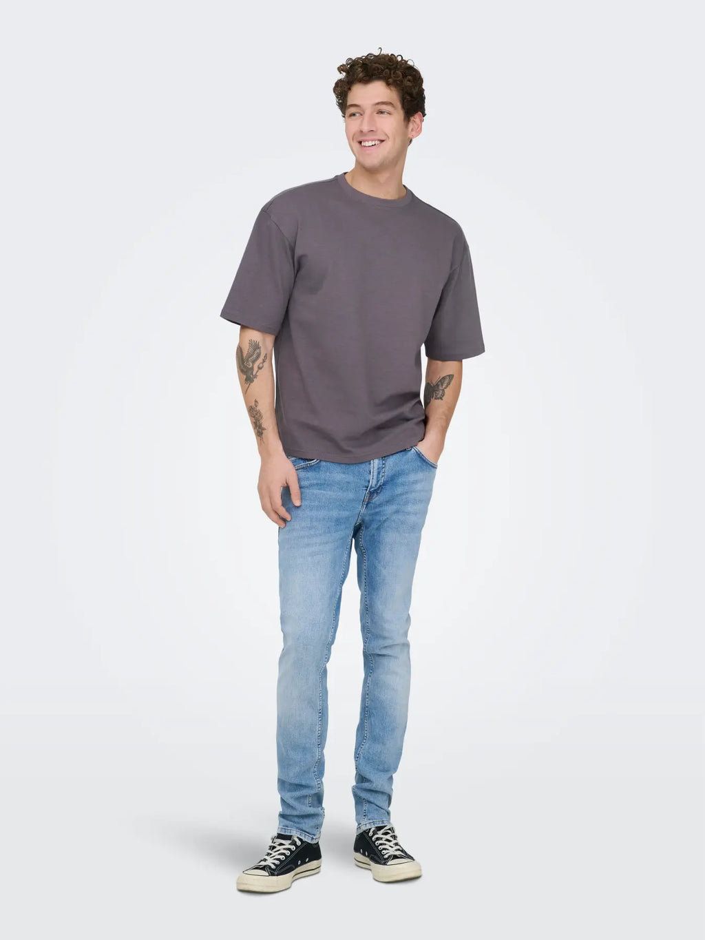 Rabbit Caspian Airflex Boxy Tshirt | Only & Sons