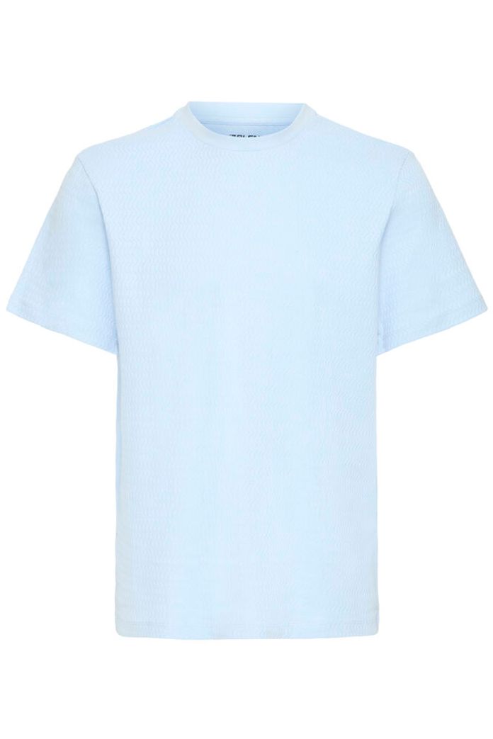 Eswin Textured T-Shirt – Blue Frost
