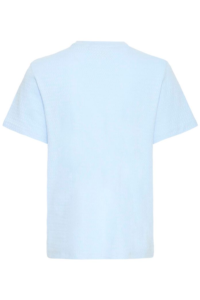 Eswin Textured T-Shirt – Blue Frost