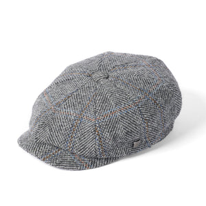 Grey Bakerboy Tweed Hat - Carloway | Failsworth