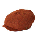 Rust Fleck Harris Tweed Baker Boy Cap Carloway - Failsworth
