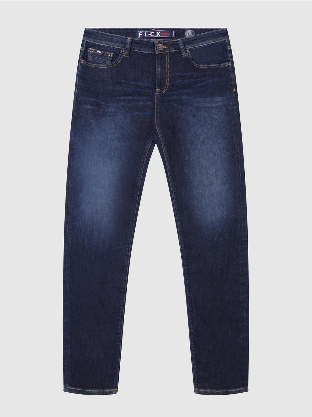 Indigo Dark Flex Jeans | Mish Mash