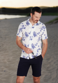 Floral Short Sleeve Shirt Galaxy | Mish Mash