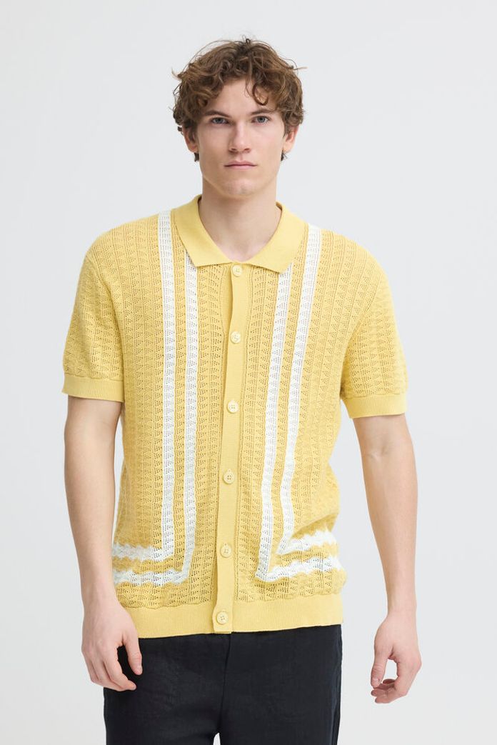 Casual Friday Holla Knit Polo - Dried Moss