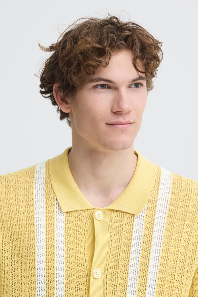 Casual Friday Holla Knit Polo - Dried Moss