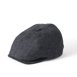 Charcoal Linen Hat - Hudson | Failsworth
