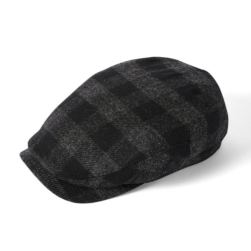 Grey & Black Flat Cap - Longden | Failsworth