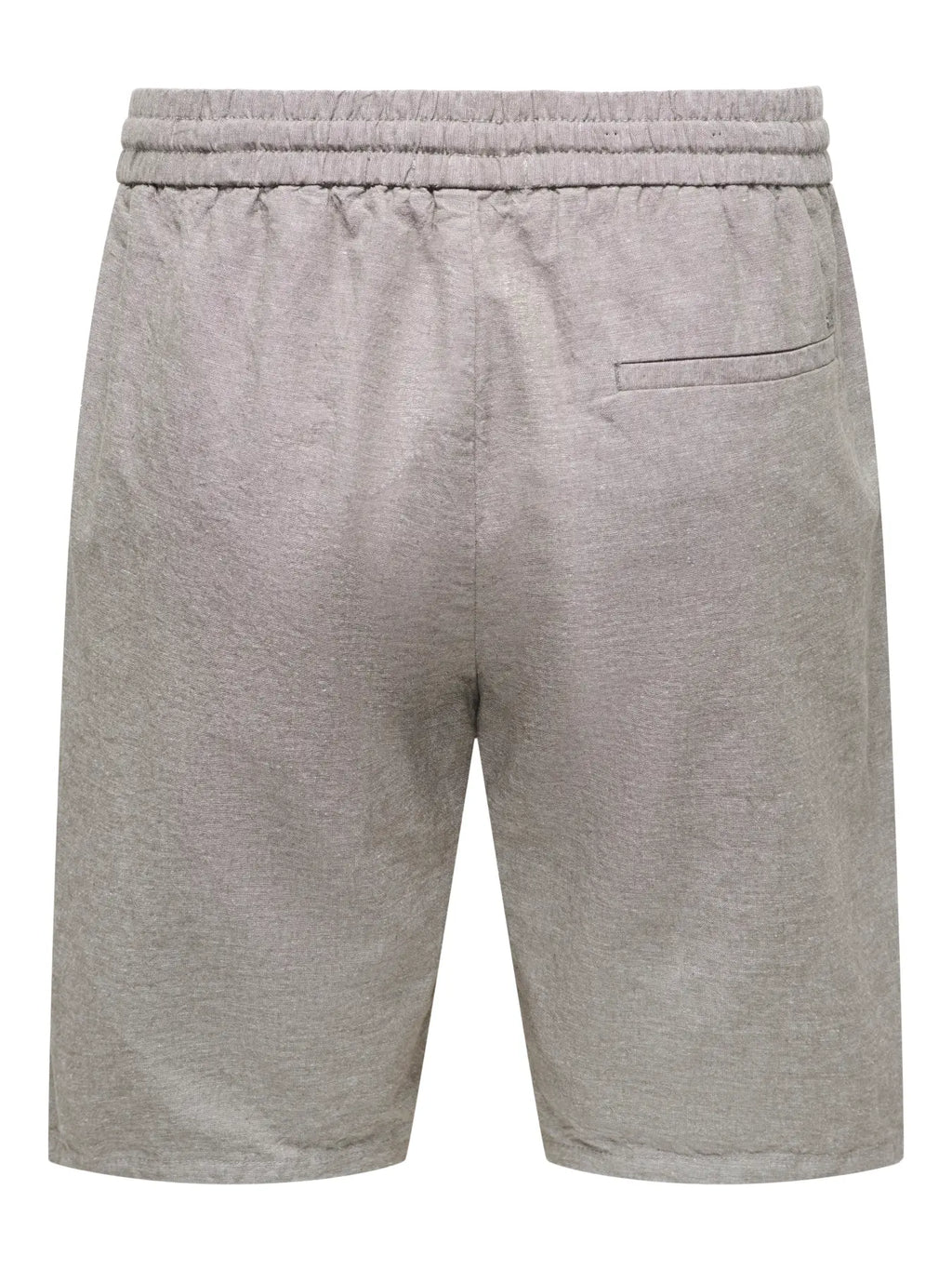 Linus Tan Linen & Cotton Shorts - Bungee Cord | Only & Sons