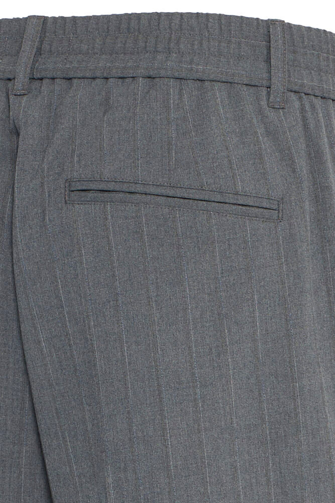 Grey Striped Tapered Pants Marc - Casual Friday