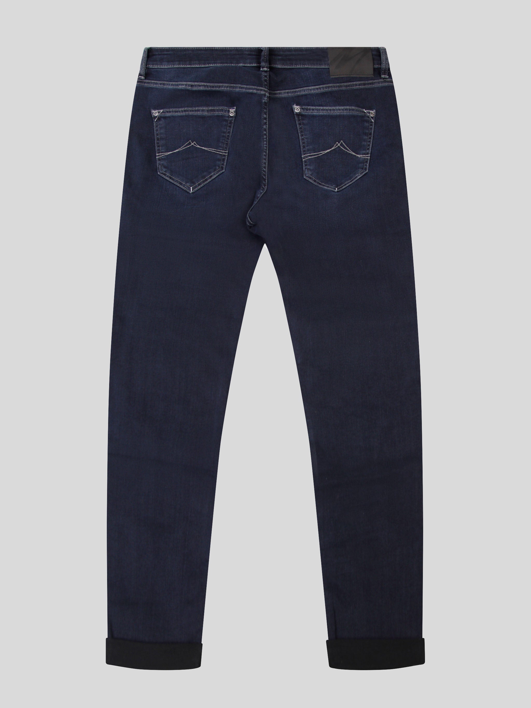 Blue Black Stretch Jeans - Mirage 1984 | Mish Mash
