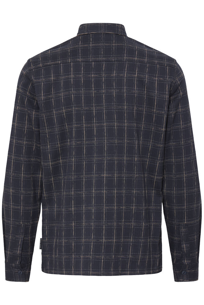 Navy and Tan Check Shirt - Ernesto | Casual Friday