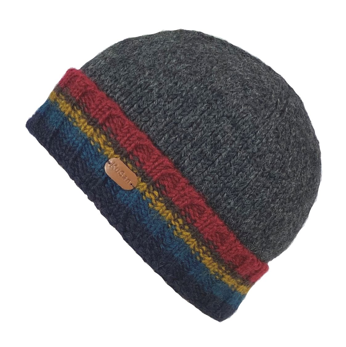 Charcoal Turn-up Hat - 2411 | Kusan