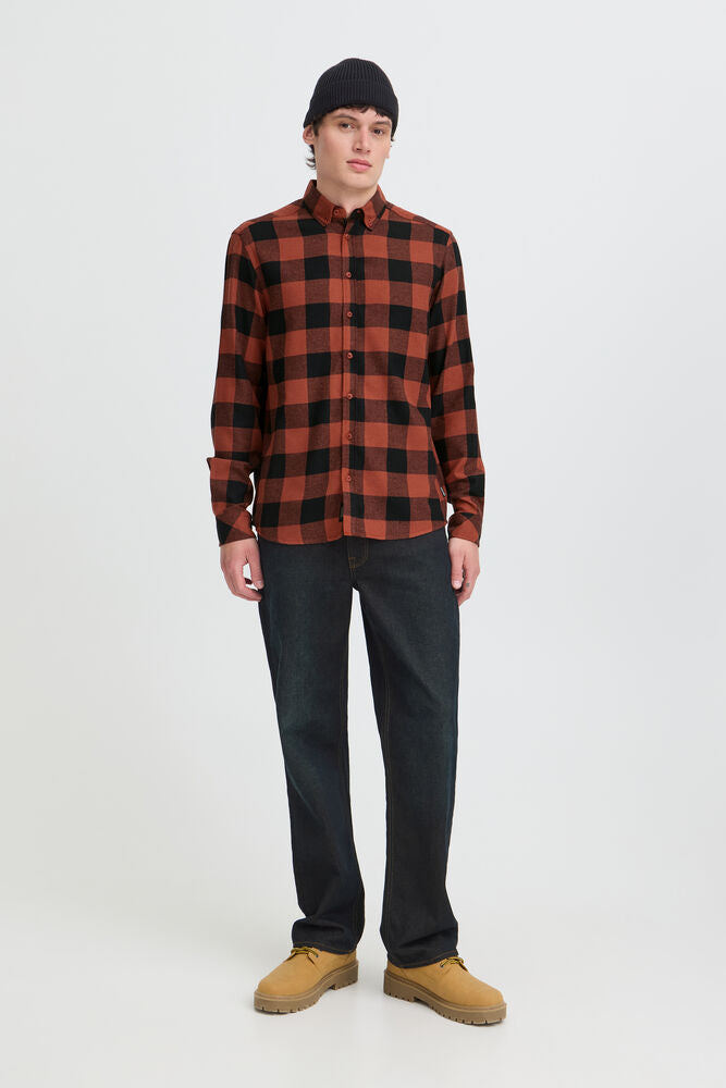 Red Black Check Shirt Buster - Blend