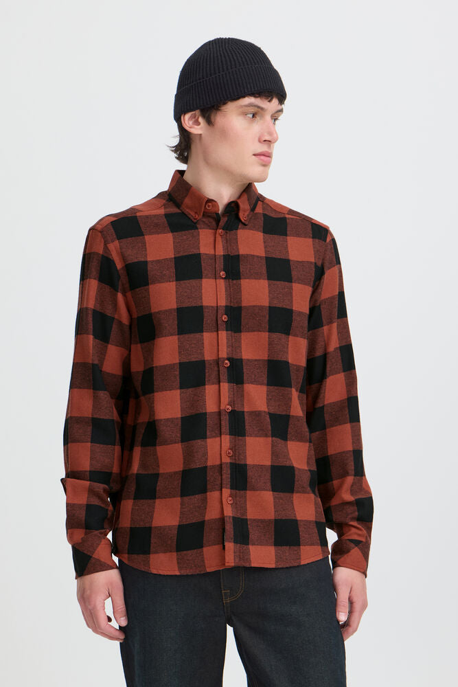 Red Black Check Shirt Buster - Blend