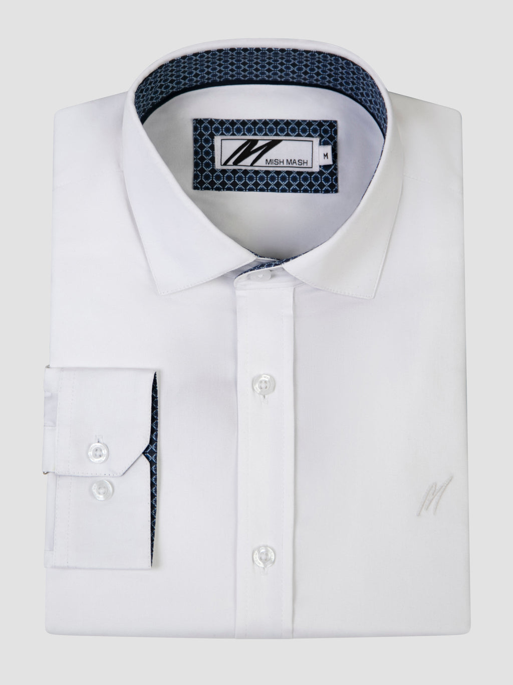 White Shirt L/S - Rosewood | Mish Mash