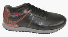 Load image into Gallery viewer, Black &amp; Red Trainers - Brescia | Front