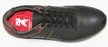 Load image into Gallery viewer, Black &amp; Red Trainers - Brescia | Front