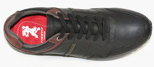 Black & Red Trainers - Brescia | Front